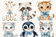Vintage Plush Animals Clipart Bundle, an Animal Illustration by SparkyDesignsUS (Thumbnail 3 of 9)