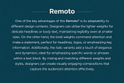 Remoto Typeface, a Sans Serif Font by JAM Type (Thumbnail 10 of 35)