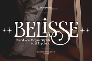 Belisse | Luxury Elegant Serif Font