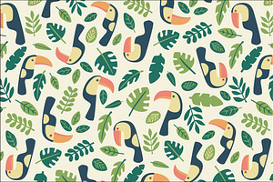 Toucans - Seamless Patterns