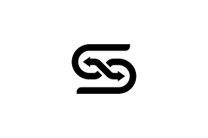 Letter S Shuffle Change Logo