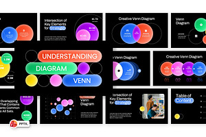 Venn Diagrams PowerPoint, a Presentation Template by Loin Studio