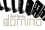 Domino font family, a Sans Serif Font by Zimages (Thumbnail 1 of 10)