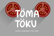 Tomatoku - Quirky Handwritten Font, a Handwritten Font by Bayuktx (Thumbnail 5 of 5)
