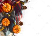 Fall Autumn Themed Desk Stock Photo, a Product Mockup by RissDesign (Thumbnail 1 of 2)