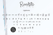 Realistic Style Font + 6 Logos, a Script Font by Artstudio (Thumbnail 10 of 10)