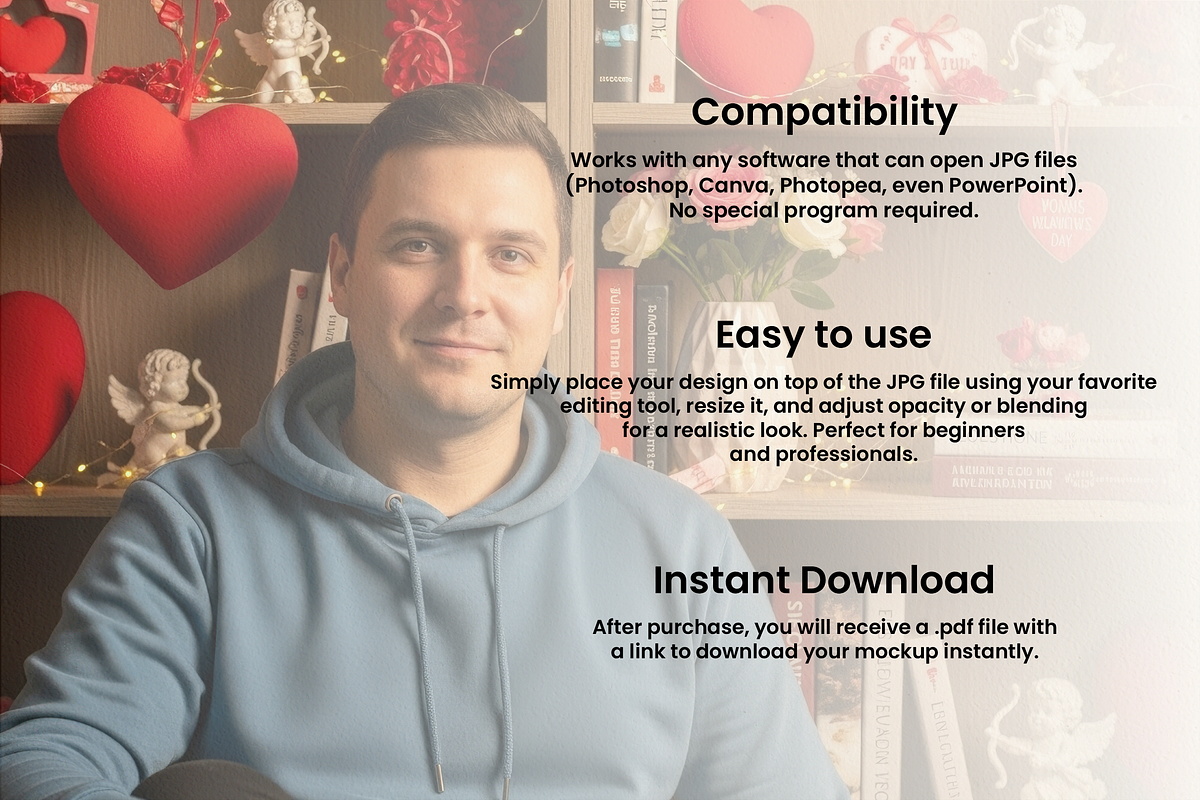 Hoodie Wearing JPG Mockup Bundle 100, a Hoody Mockup by KennedyStudio (Photo 12 of 12)