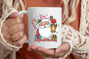 cute santa pink christmas, christmas, an Illustration by Designking (Thumbnail 4 of 6)