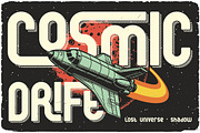 Lost Universe Ligature Display Font, a Sans Serif Font by JumboDesign (Thumbnail 2 of 6)