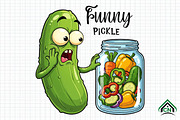 Funny Pickle Lover PNG, an Illustration by Craft Nest (Thumbnail 1 of 6)