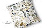 Colorless Flowers Watercolor Pattern, a Pattern Graphic by Webvilla Studio (Thumbnail 5 of 7)