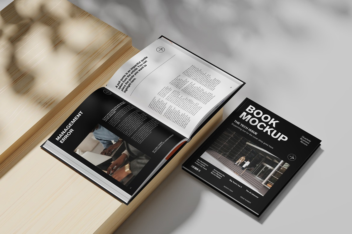 Book Mockup, a Books & Magazine Mockup by Tokobeta