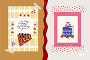 Piece of Cake Birthday Cake Clipart, a Decorative Illustration by Olia (Thumbnail 18 of 19)