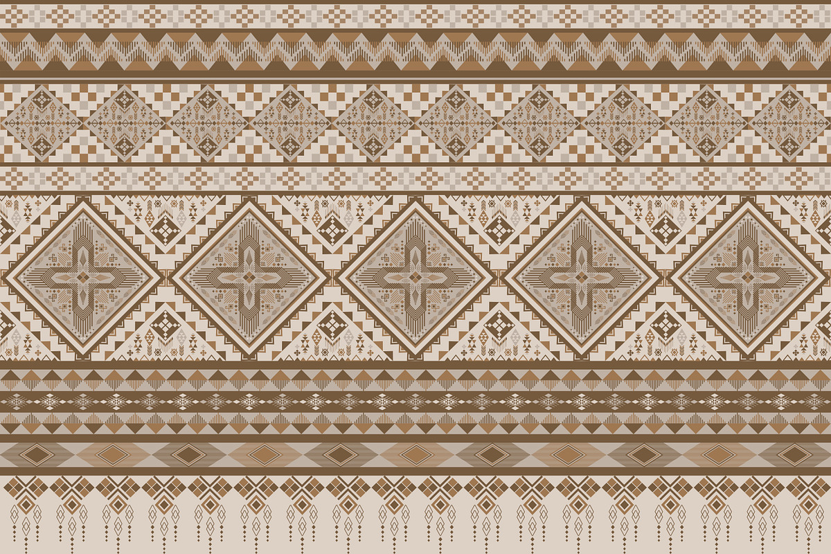 brown geometric pattern