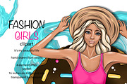Young woman relaxing. Fashion Girl, a Graphic by Natalya_Mona_Art (Thumbnail 2 of 11)