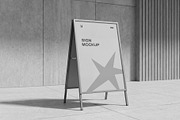A-Frame Sign Mockup, an Advertising Mockup by graphypix (Thumbnail 3 of 4)