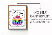 Halloween Iridescent Ghost PNG Bundl, an Illustration by Libby Wishes (Thumbnail 3 of 10)