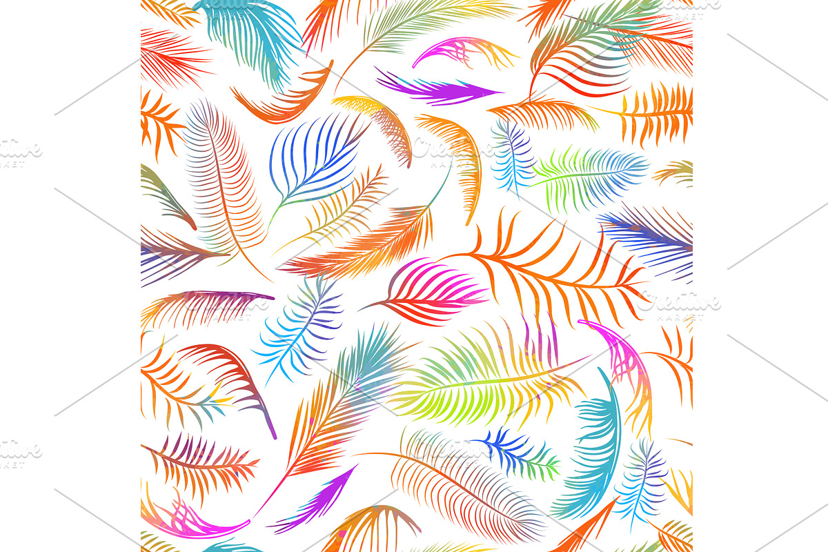 Tropical palm leaves, jungle leaves, an Illustration by Nenahliadava Design