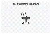 Chair Line Icons Set, an Outline Icon by Designfour (Thumbnail 5 of 7)