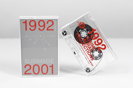 Transparent Cassette Studio Mockup