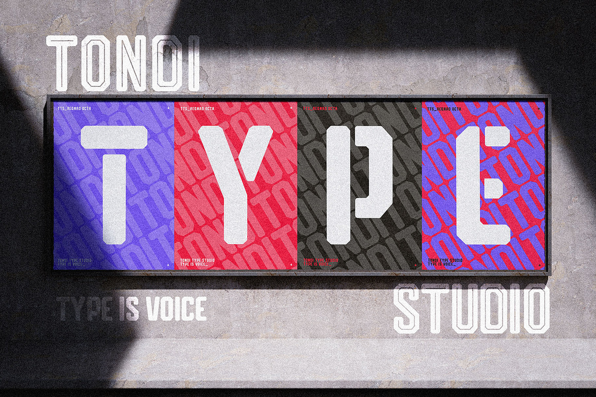 Reqnad Octa | Industrial Sans Serif, a Sans Serif Font by Tondi Type Studio (Photo 12 of 14)