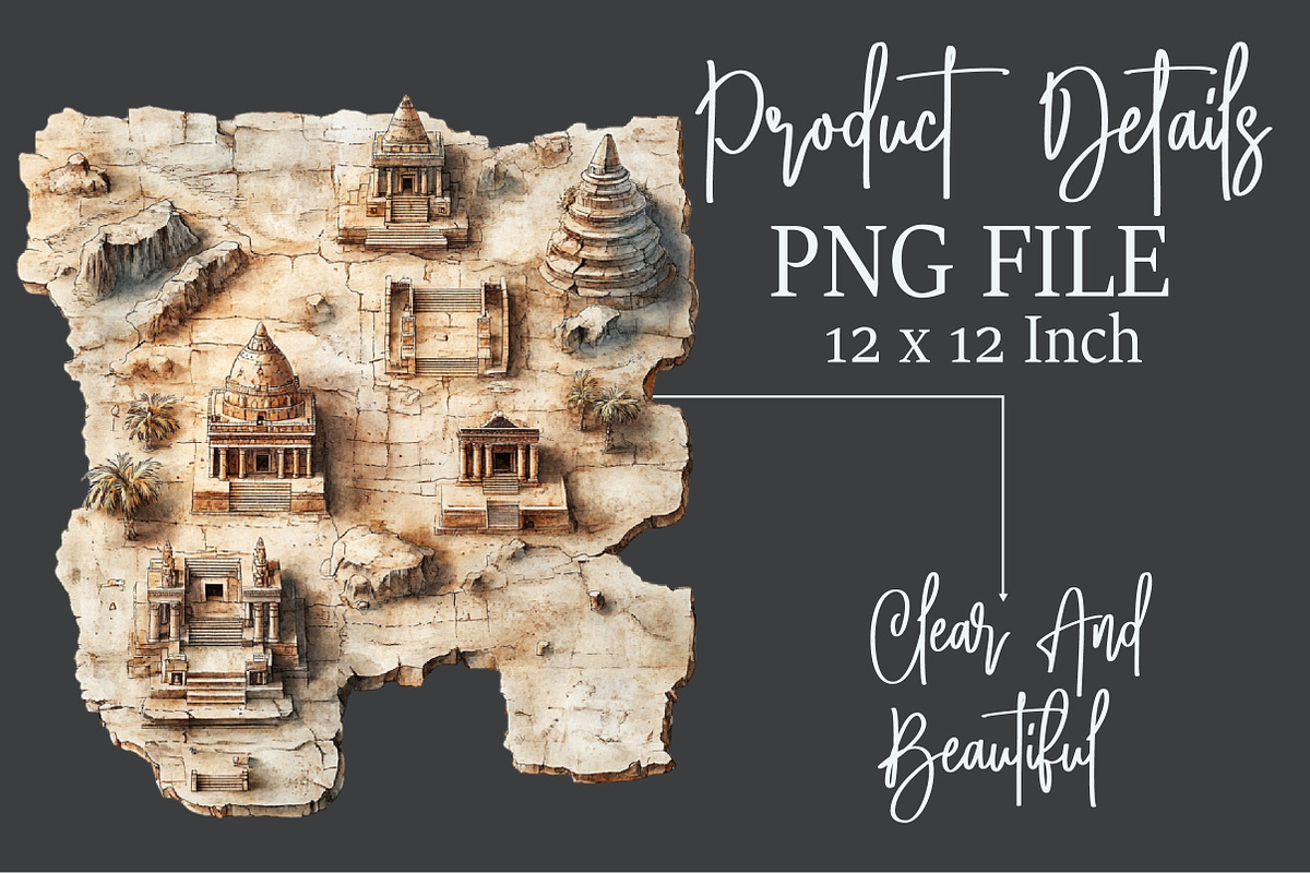 Old Maps Clipart, an Illustration by Rose Art (Photo 7 of 7)