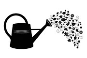 Floral Watering Can Design Bundle, an Illustration by Gaye Art (Thumbnail 13 of 31)