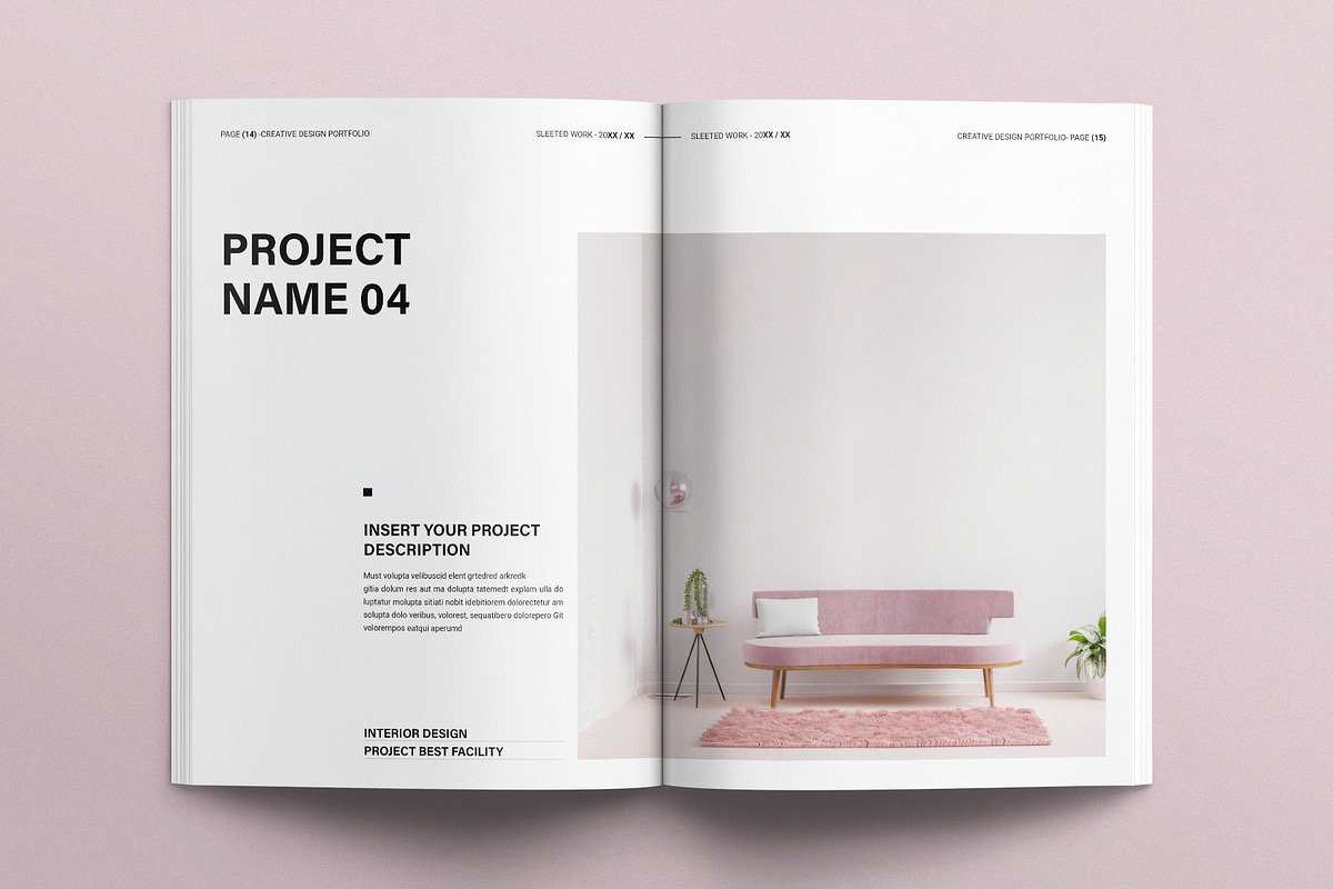 Creative Design Portfolio Template, a Brochure Template by E-Type (Photo 6 of 8)