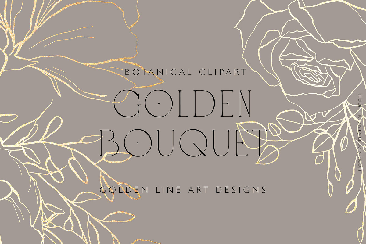 Floral Line Art & Botanical Clipart, an Illustration by January Bloom (Photo 9 of 13)