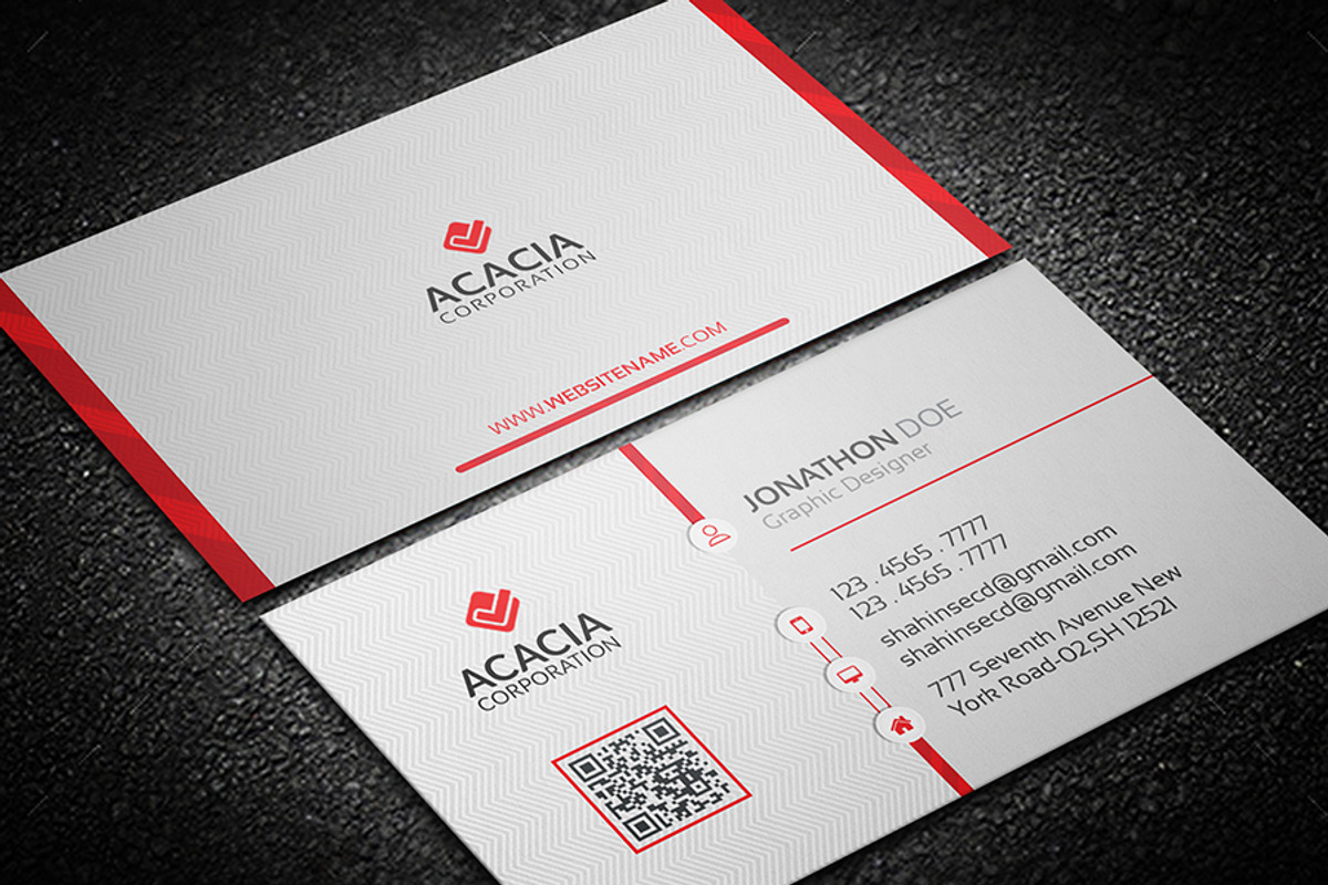 Round Business Card, a Business Card Template by DesignGhar (Photo 3 of 8)