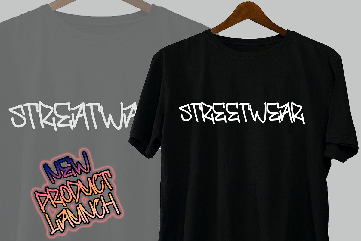 ERKOMA Graffiti Font, a Handwritten Font by NTC Graphic (Photo 5 of 9)