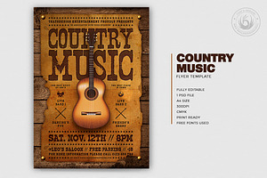 Country Music Flyer Template V1