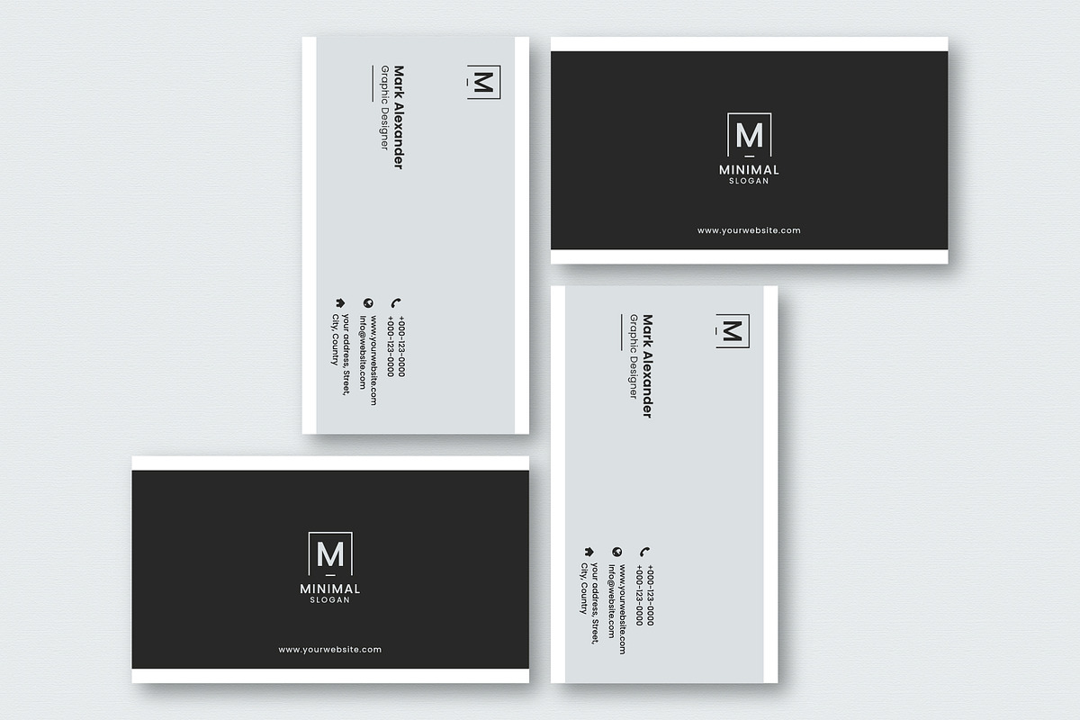Minimal Business Card, a Business Card Template by Figtivedesigns (Photo 2 of 4)