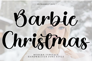 Barbie Christmas, a Handwritten Font by FreshTypeINK (Thumbnail 1 of 8)
