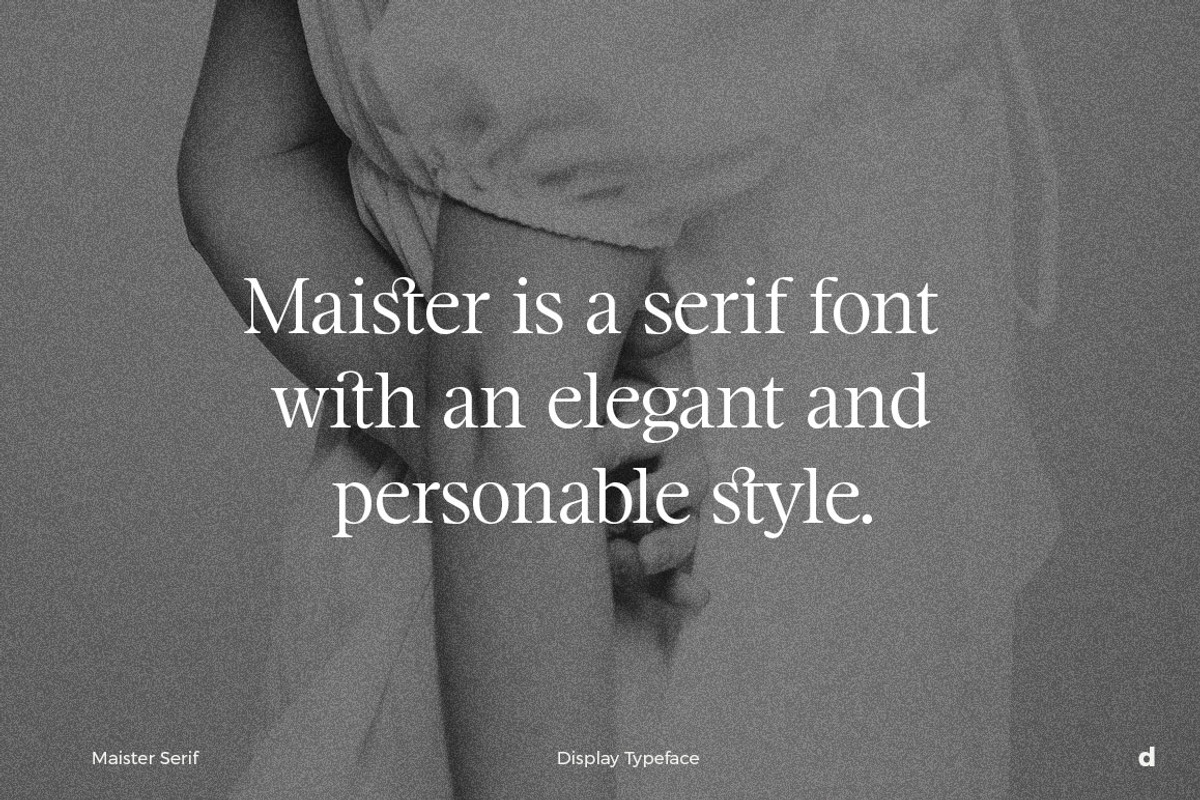 Maister//Display Serif, a Serif Font by Dora Typefoundry (Photo 2 of 20)