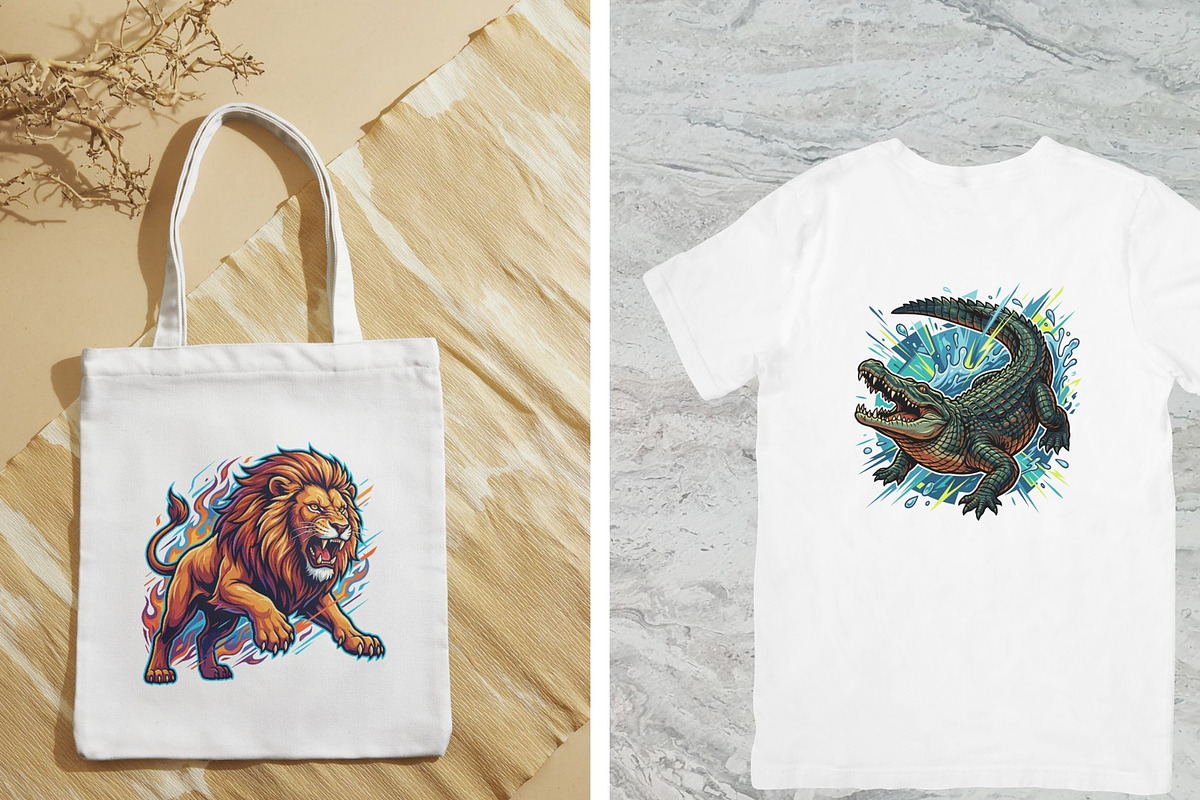 Vibrant Elemental Animal Vector SVGs, an Animal Illustration by C-Kav (Photo 5 of 10)