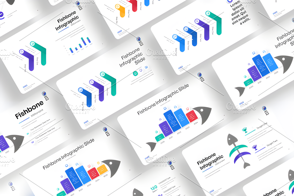 Fishbone Infographic PowerPoint, a Presentation Template by Ink Gallery (Photo 3 of 3)