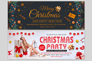Merry Christmas Facebook Covers, a Social Media Template by Creative  designer (Thumbnail 5 of 8)