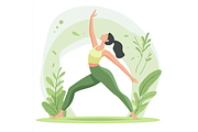 Prompt Yoga Clipart, a Person Illustration by Creative design (Thumbnail 7 of 7)