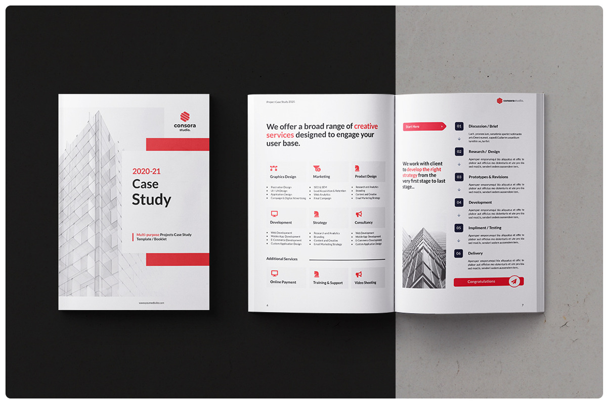 Case Study Brochure, a Brochure Template by StudioGraficso (Photo 2 of 9)