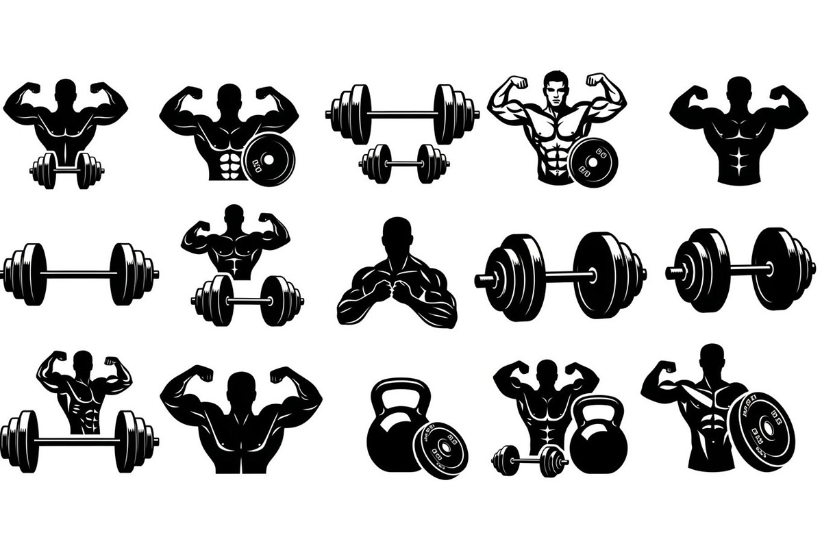 Ultimate Fitness Gym Vector Bundle, an Illustration by Creativeshirt (Photo 22 of 51)