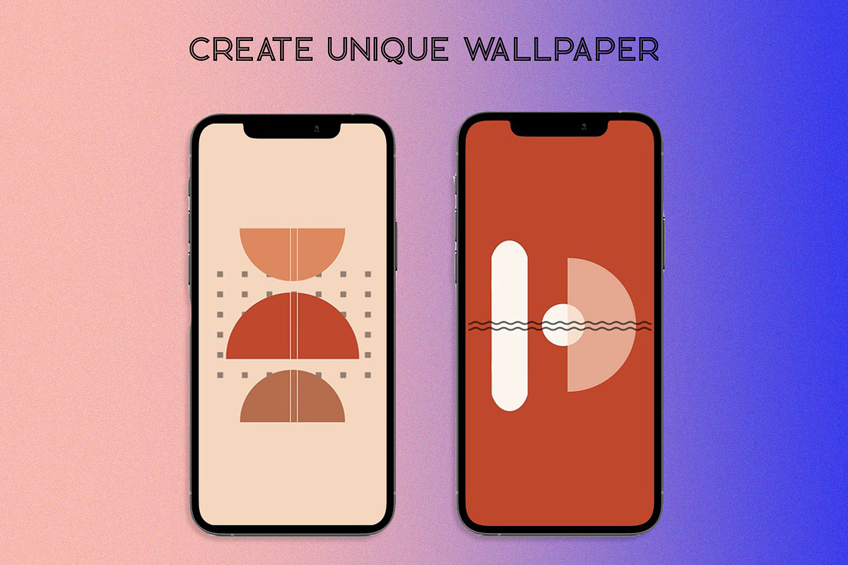 Procreate geometric Shape brushes, a Brush Add-On by Julia Right Studio (Photo 7 of 7)