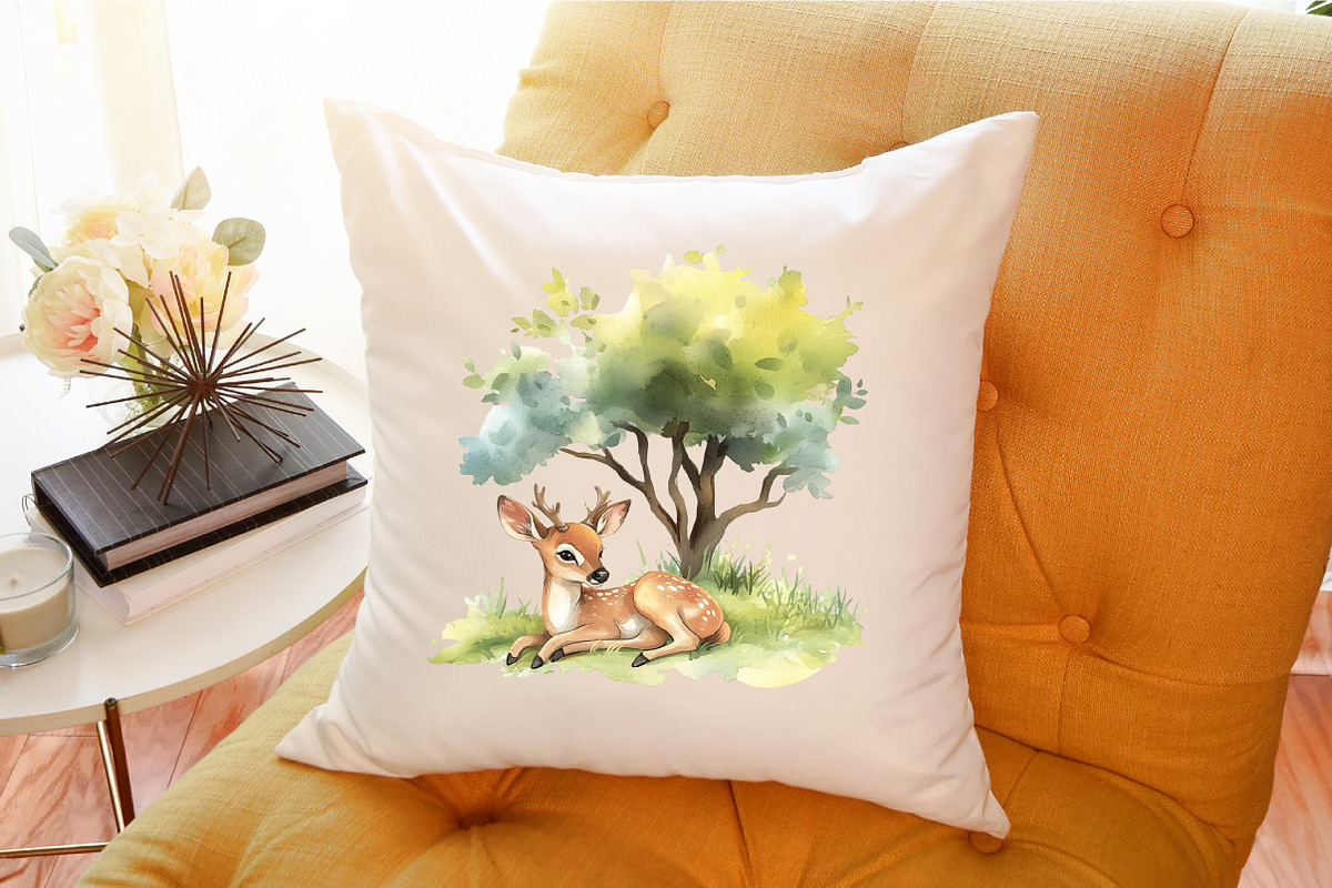 Woodland Summer Animals Clipart, an Illustration by Sublimation Artist (Photo 6 of 6)