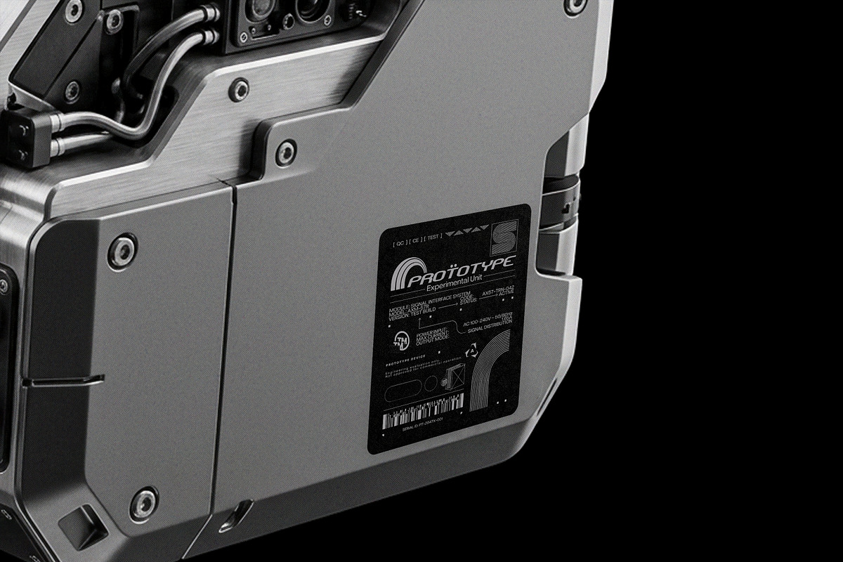 FUTURISTIC TECH LABEL STICKER PACK, an Object Graphic by BonkiStudio (Photo 5 of 9)
