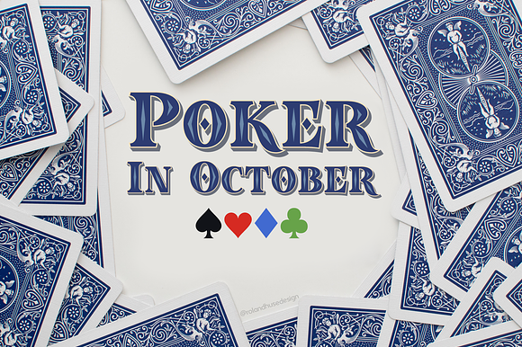 Poker In October Layered Color Font preview 8