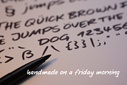 Friday Script, a Script Font by Fonts by ateliervonau (Thumbnail 5 of 5)