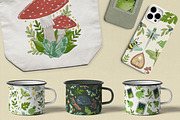 Goblincore seamless pattern, an Illustration by SecondOfJuly (Thumbnail 5 of 7)