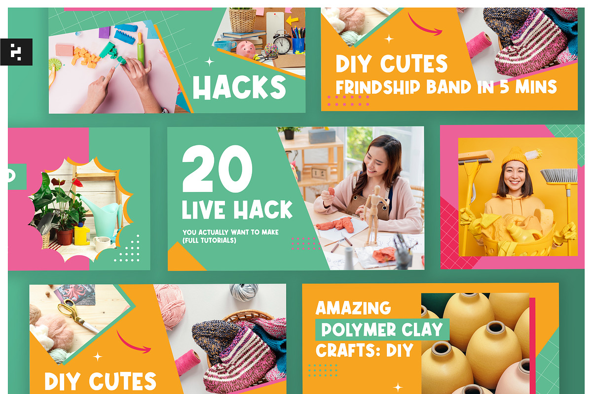 Creative DIY Youtube Thumbnail, a Social Media Template by Neermana (Photo 1 of 2)