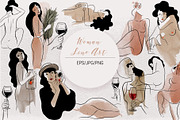 Woman line art, a Person Illustration by Tatiana Davidova (Thumbnail 1 of 6)