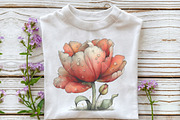 Whimsical Spring Tulip Flower Clipar, an Illustration by OK Design (Thumbnail 4 of 5)